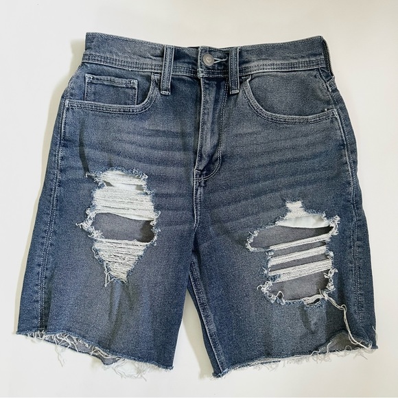 Hollister Ultra high-rise distressed dad short 7" - Picture 1 of 4